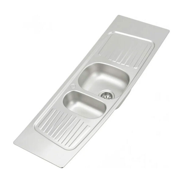 Lavaplatos Para Empotrar 180x45,5x15cm Con Desagues - Imagen 2